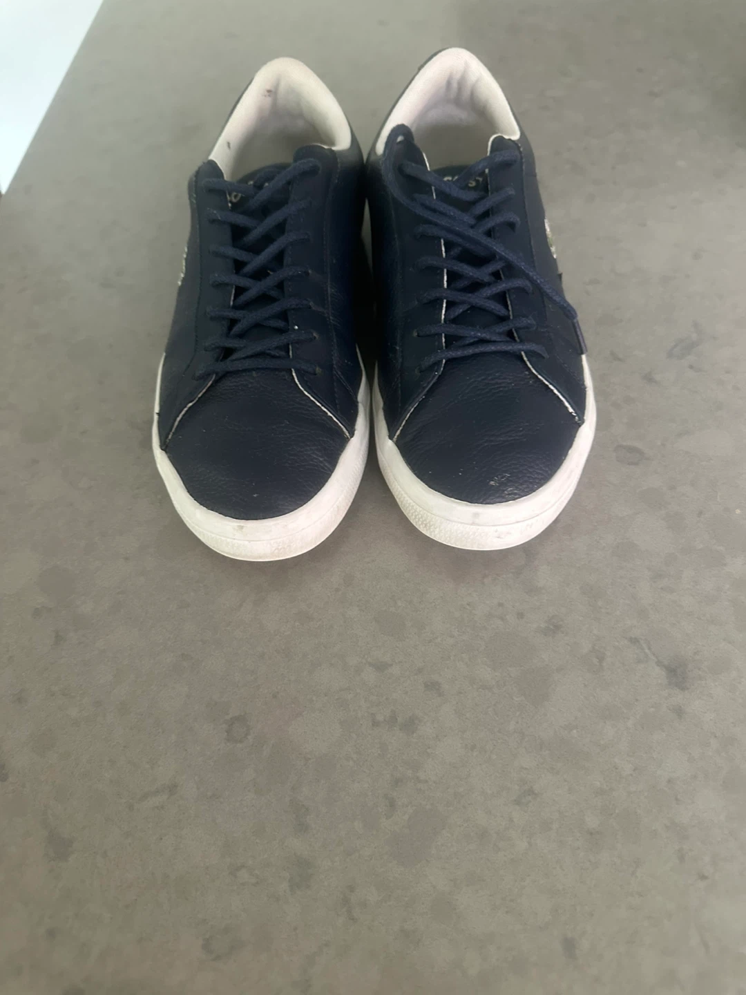 Lacoste Navy Leather Sneakers - photo 4