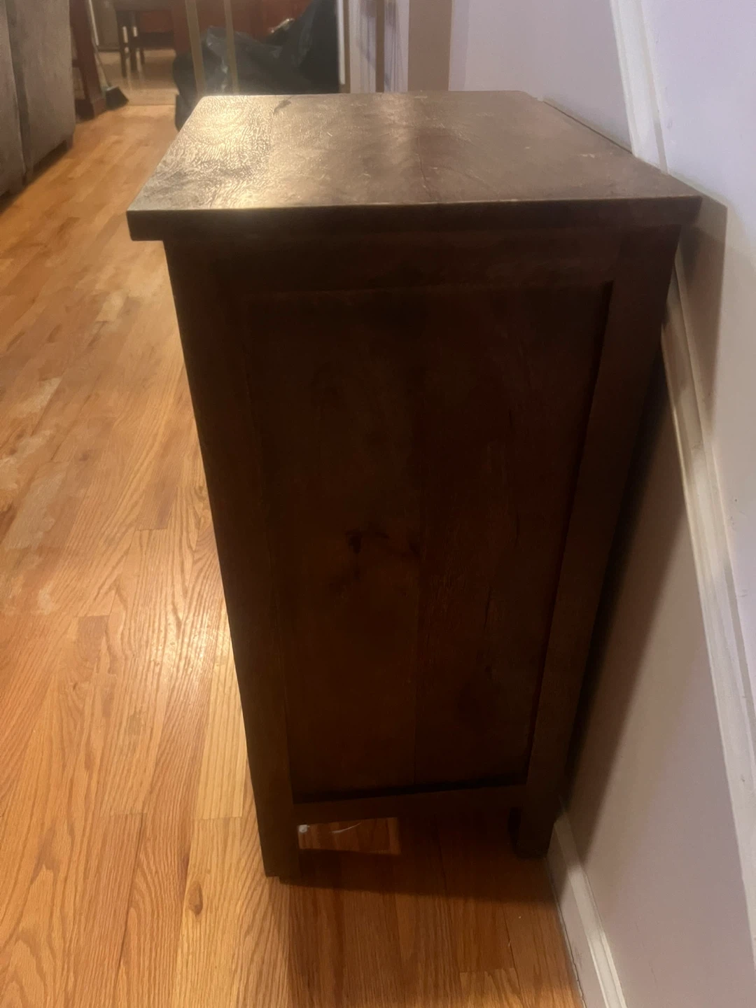 Wooden 3-Drawer Nightstand - photo 4