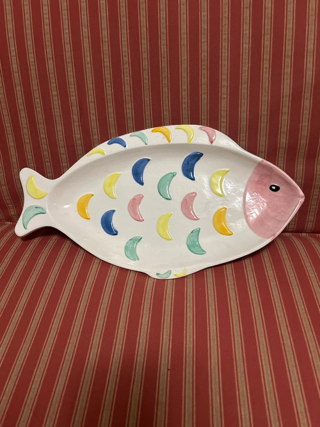 Fish Shaped Ceramic Serving Platter - photo 2