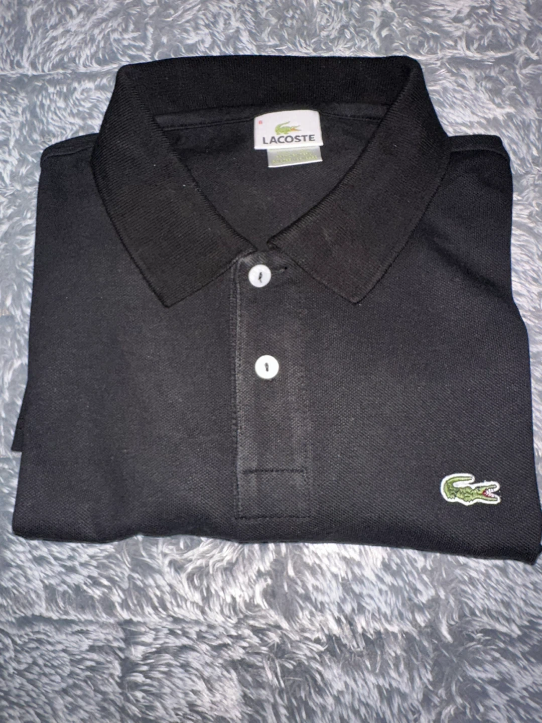 Black Lacoste Polo Shirt