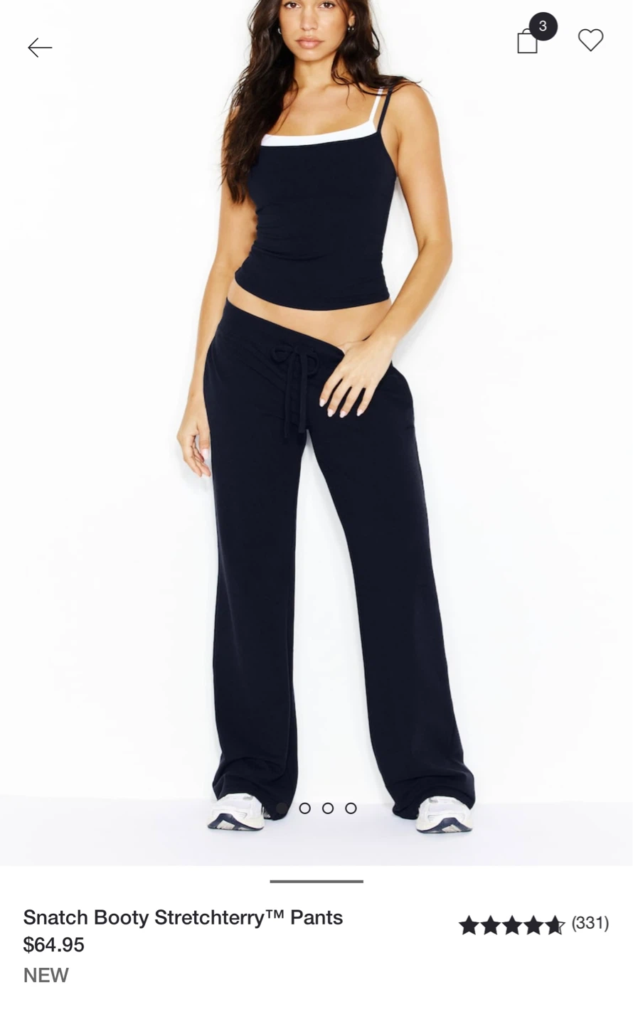 Garage Snatch Booty Stretchterry Pants - L