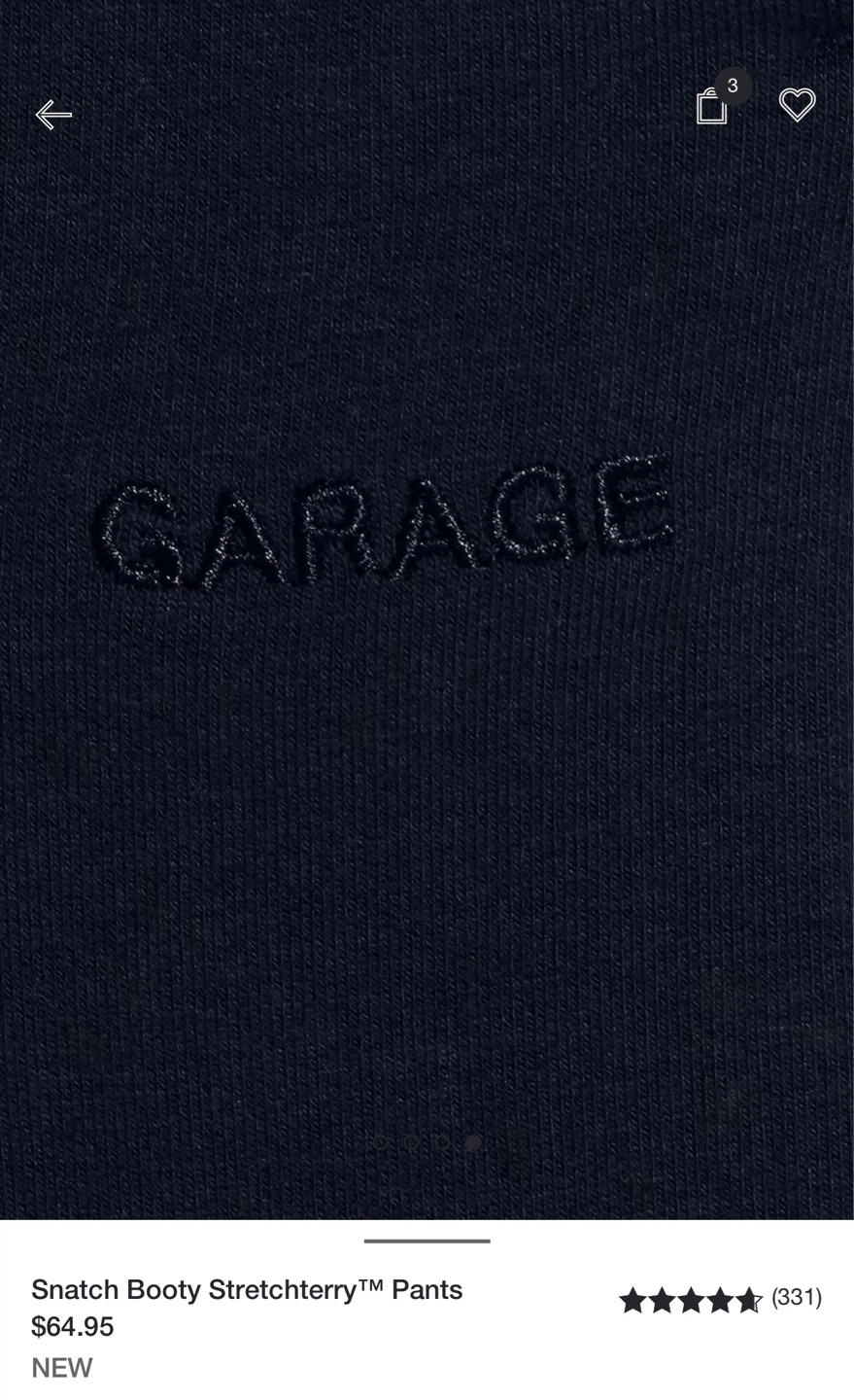 Garage Snatch Booty Stretchterry Pants - L - photo 4
