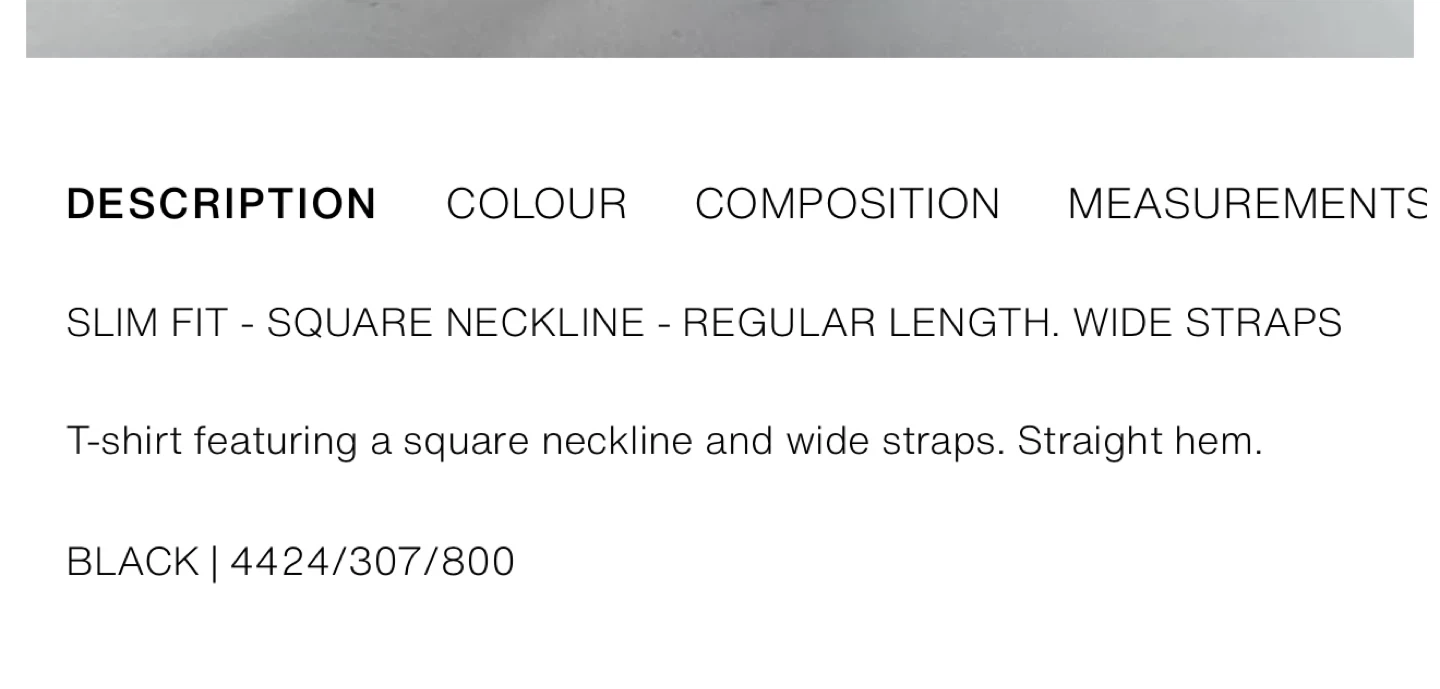 Zara Black Square Neck Tank Top - M - photo 5