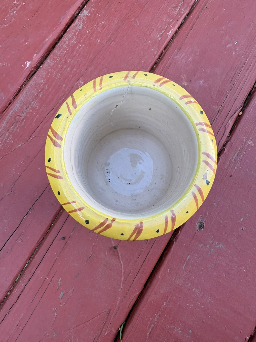 Vintage Blue and Yellow Floral Ceramic Urn - photo 2