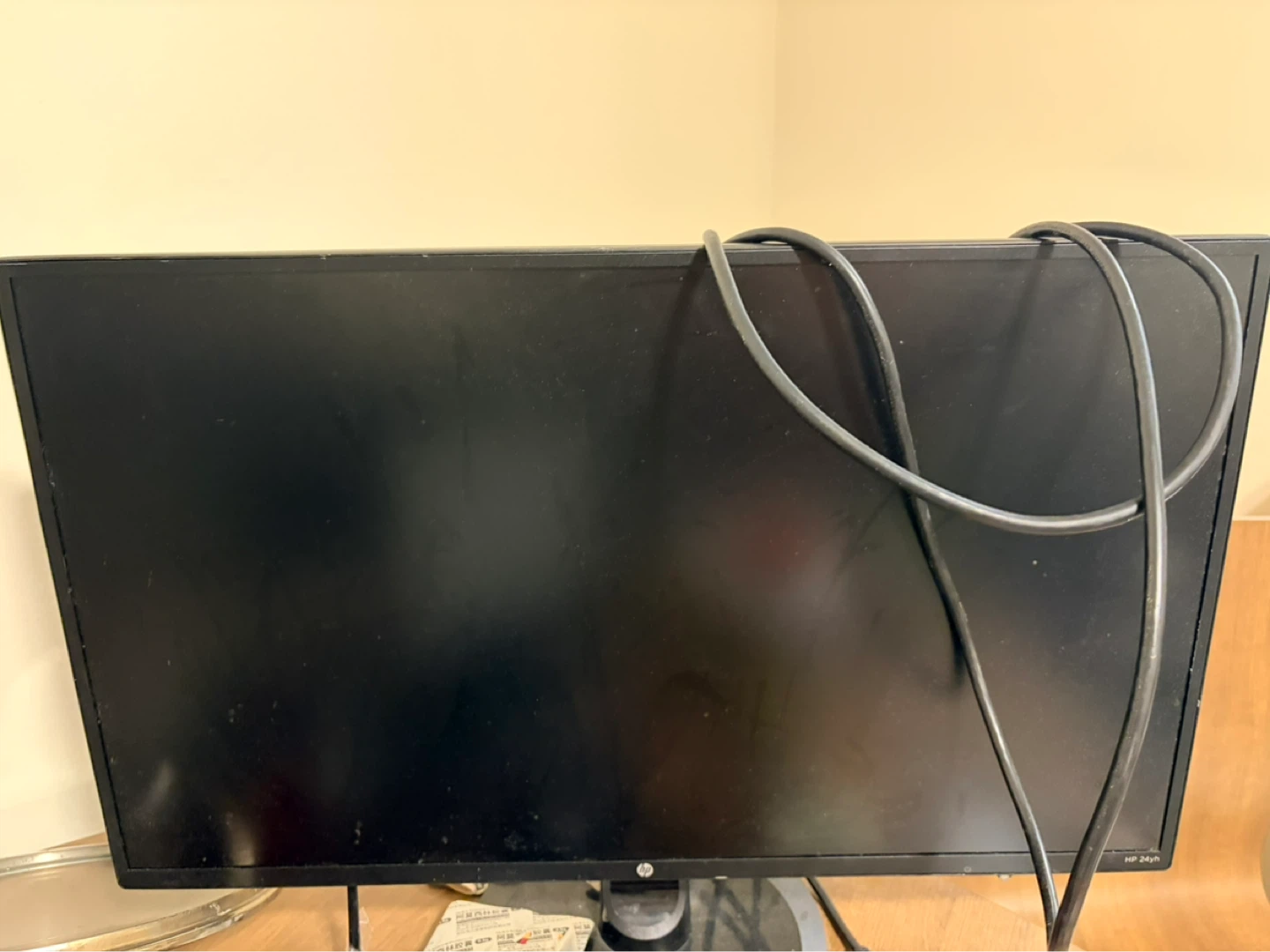 HP 24yh Monitor screen