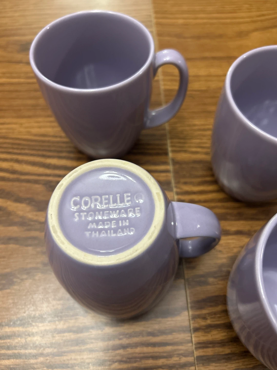 Corelle Stoneware Mugs Set of 4 - Lavender - photo 2