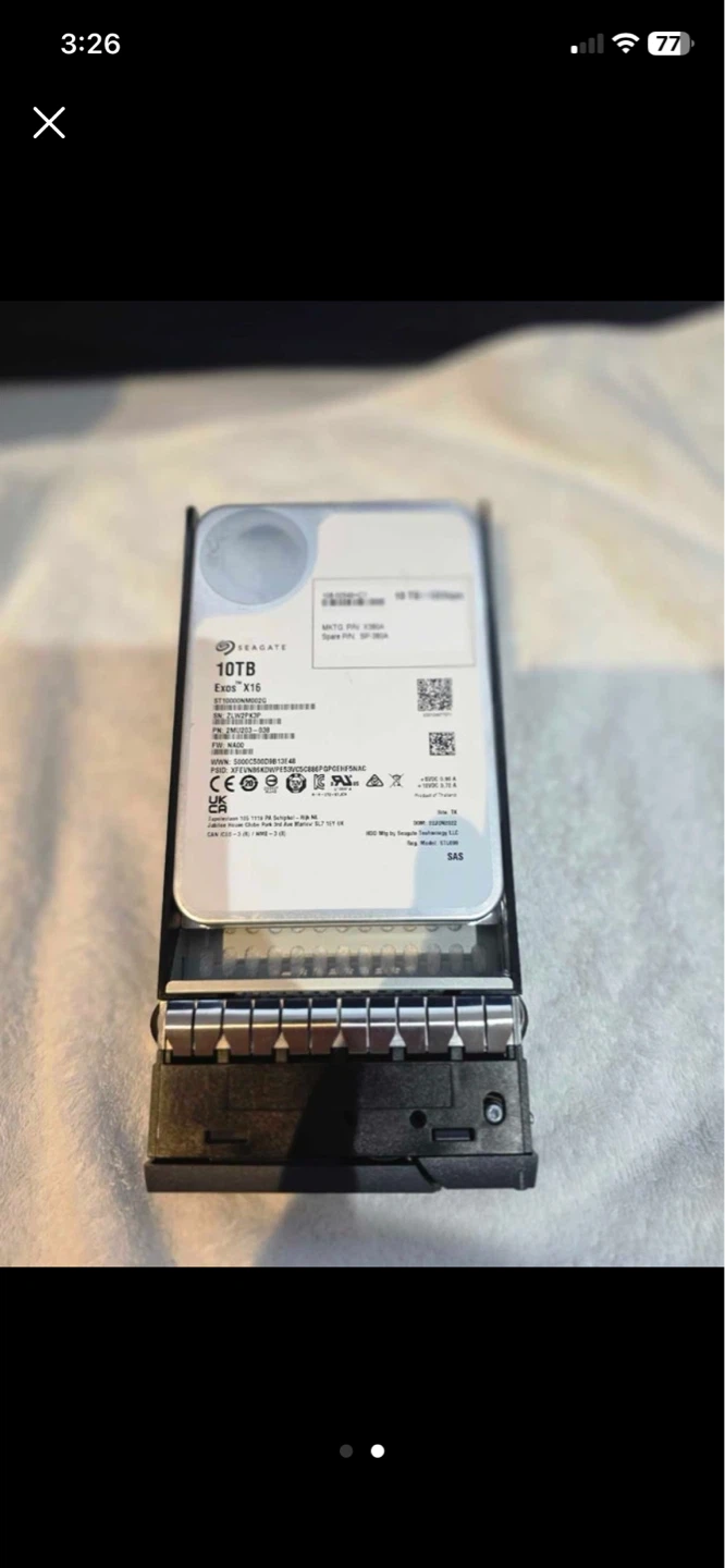 Seagate 10TB SAS Hard Drive