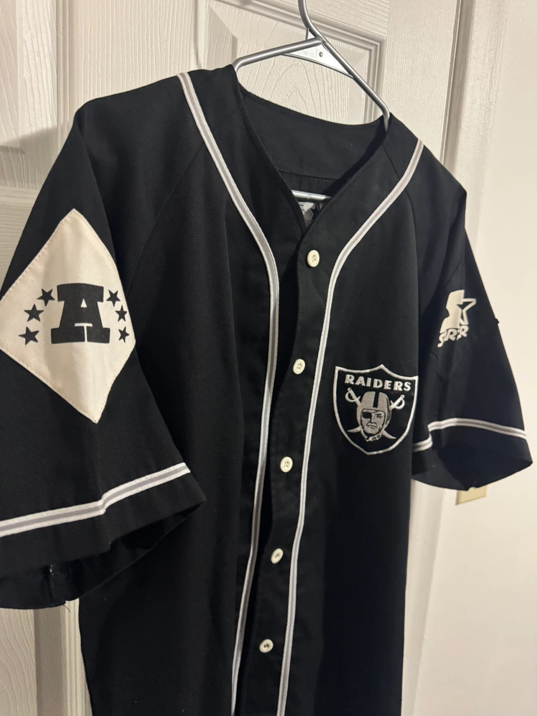 Vintage Los Angeles Raiders Starter Baseball Jersey (Large) - photo 3
