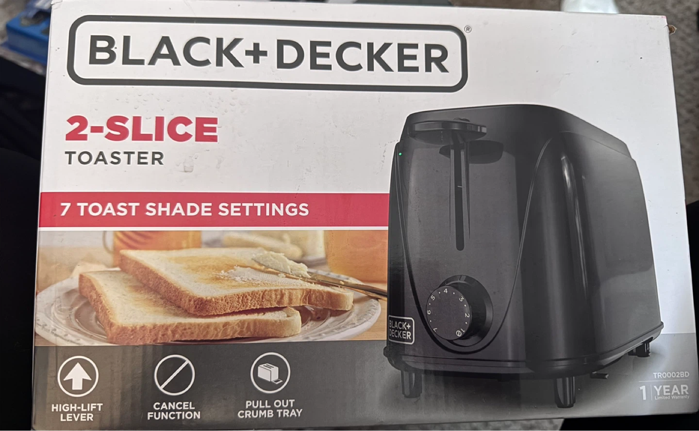 BLACK+DECKER 2-Slice Toaster