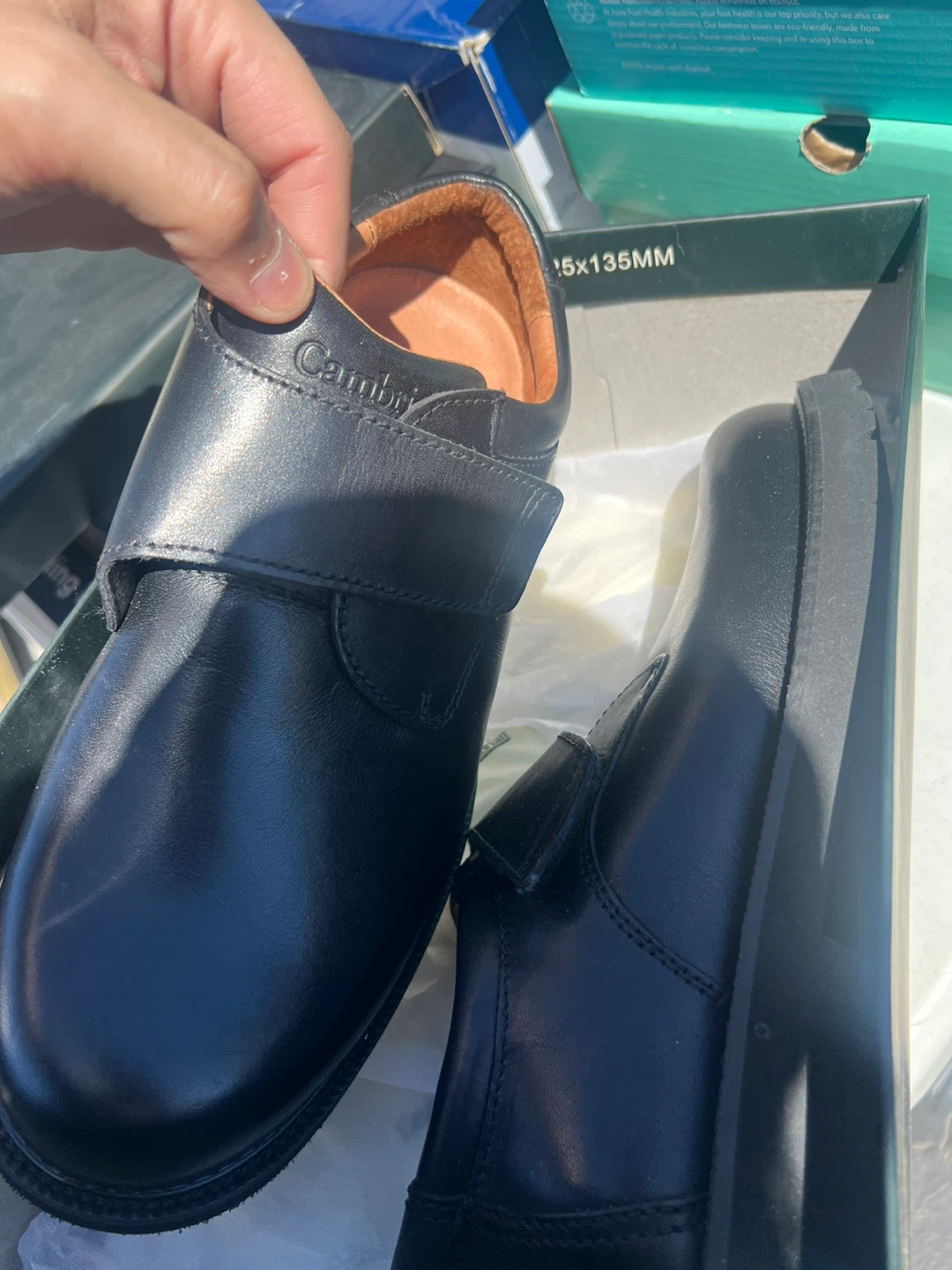 Cambrion Men's Extra Wide Double Depth Velcro Shoes - photo 2