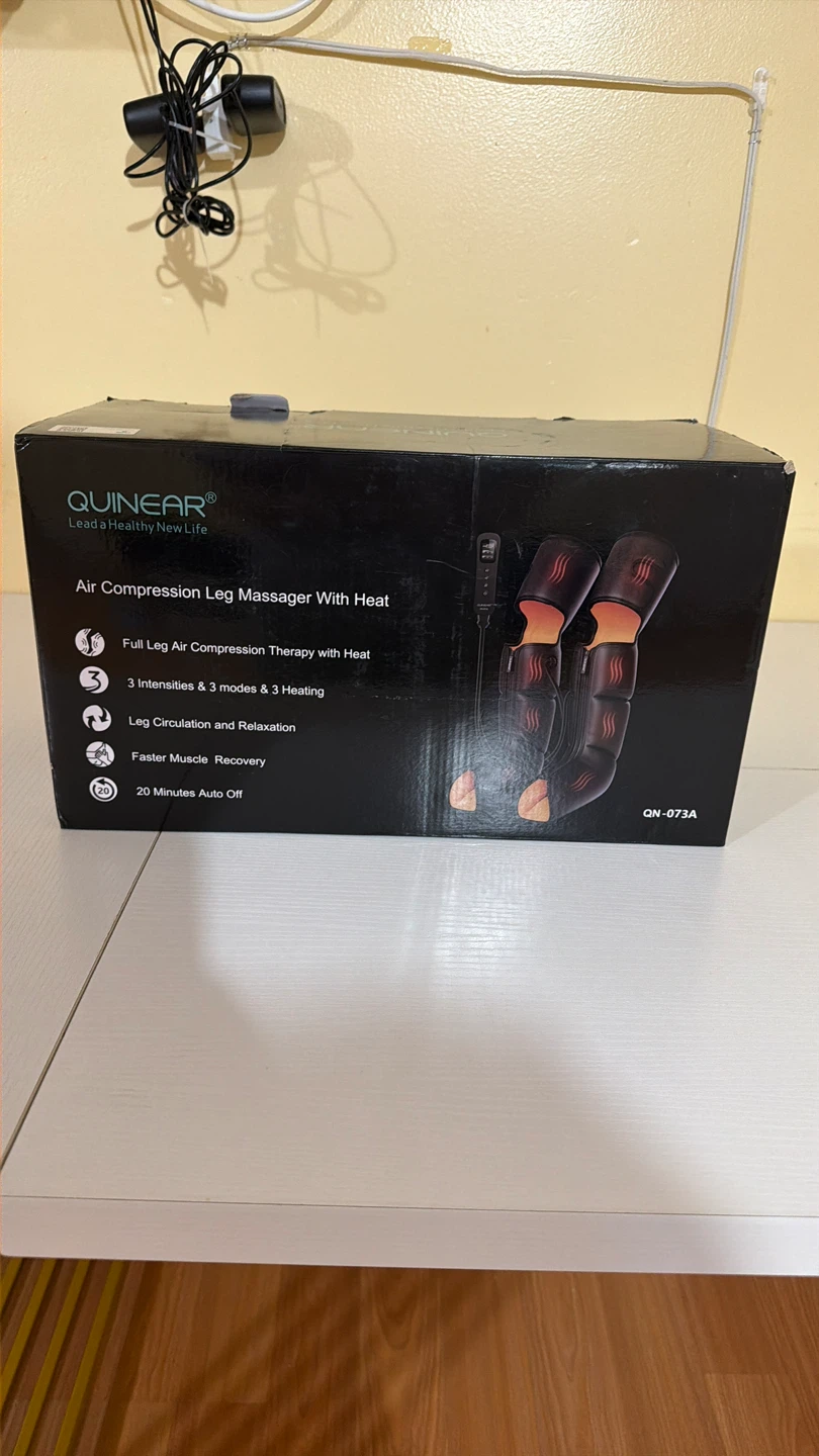 QUINEAR Air Compression Leg Massager with Heat - photo 2