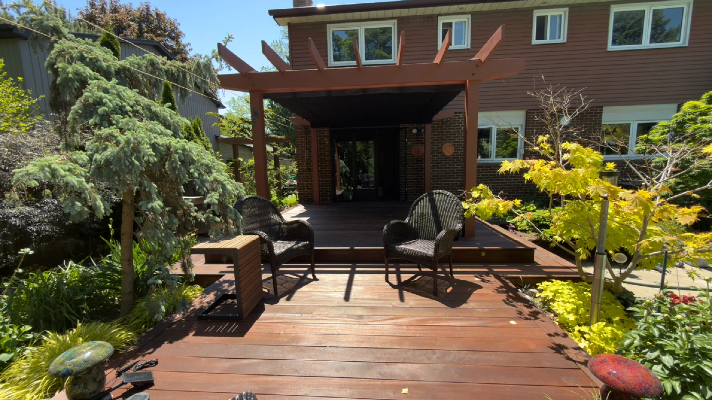 Sand and Stain Deck
