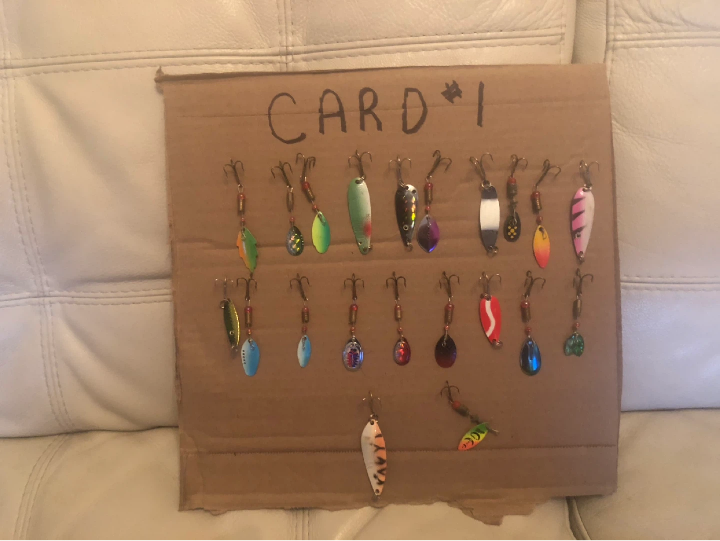 Assorted fishing lures