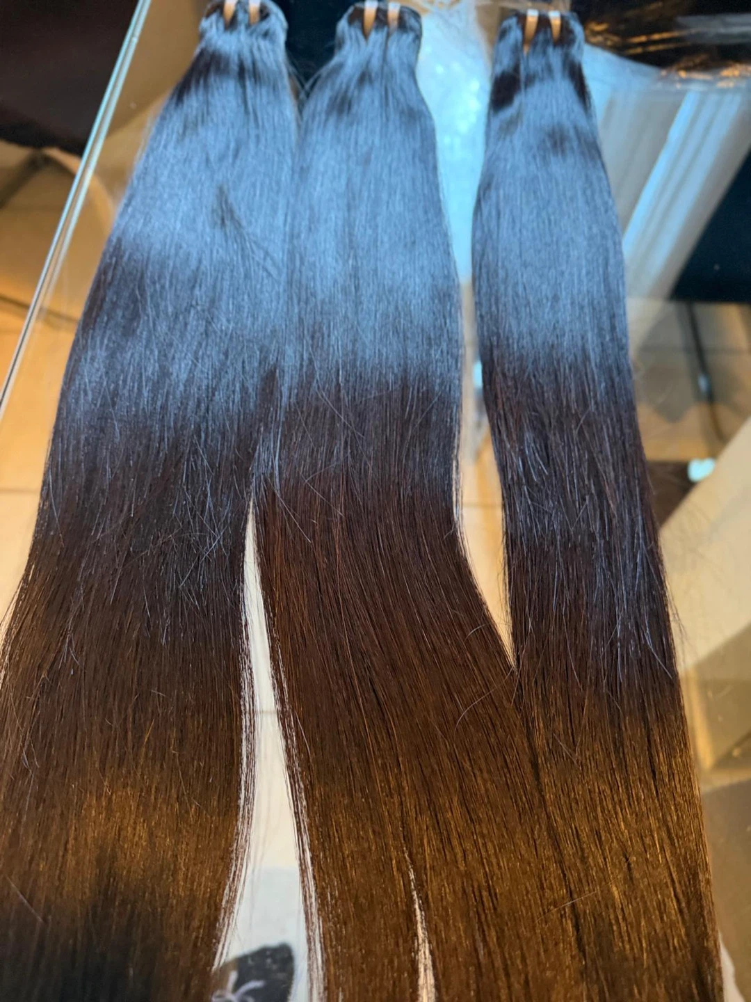 Straight Dark Brown Hair Extensions