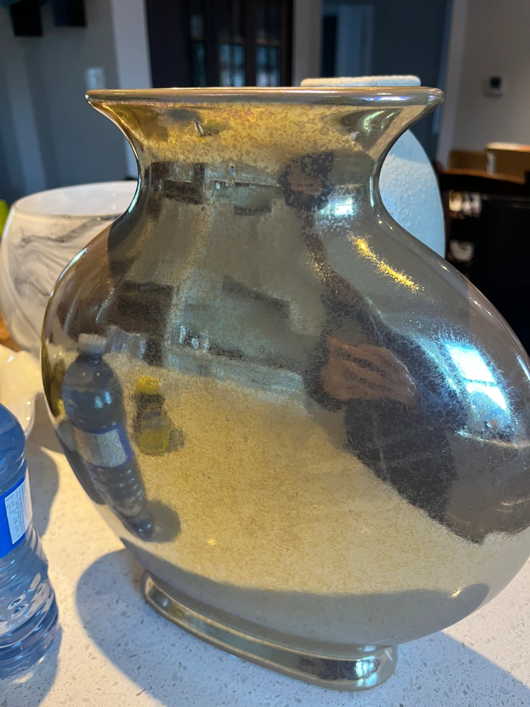 New Gold glazed vase from winners - photo 4