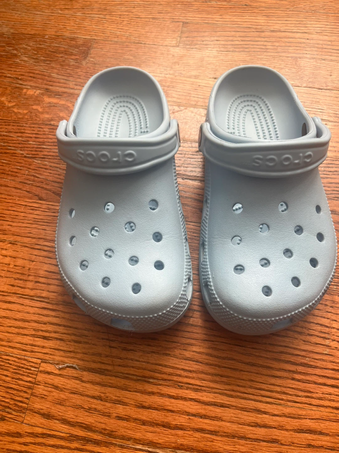 Blue crocs