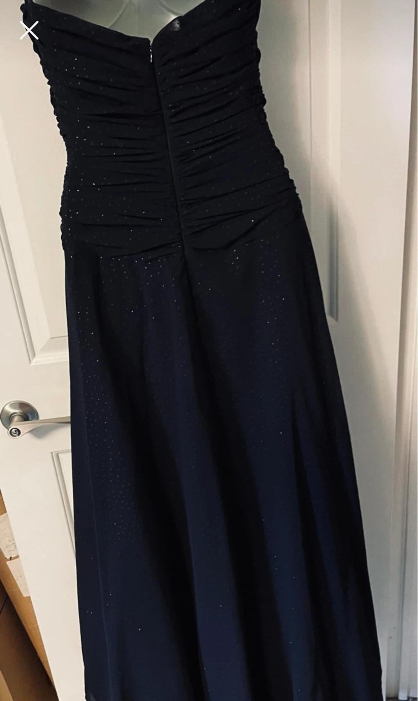 Forever Te Amo Black Sparkle Halter Gown - photo 4