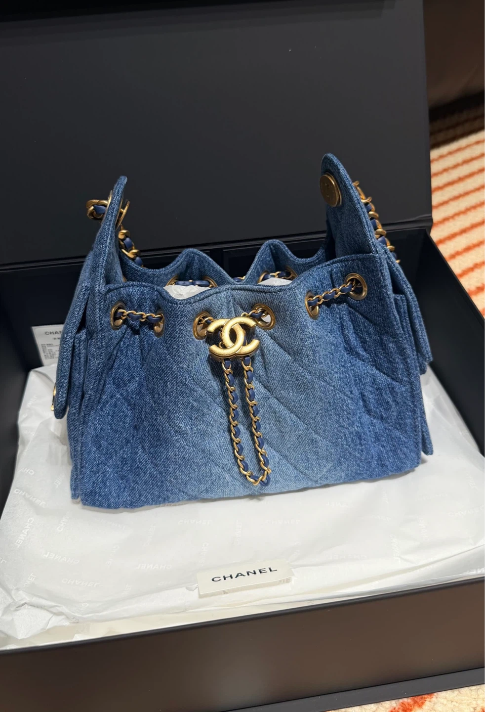 CHANEL Denim mini 25 Bag