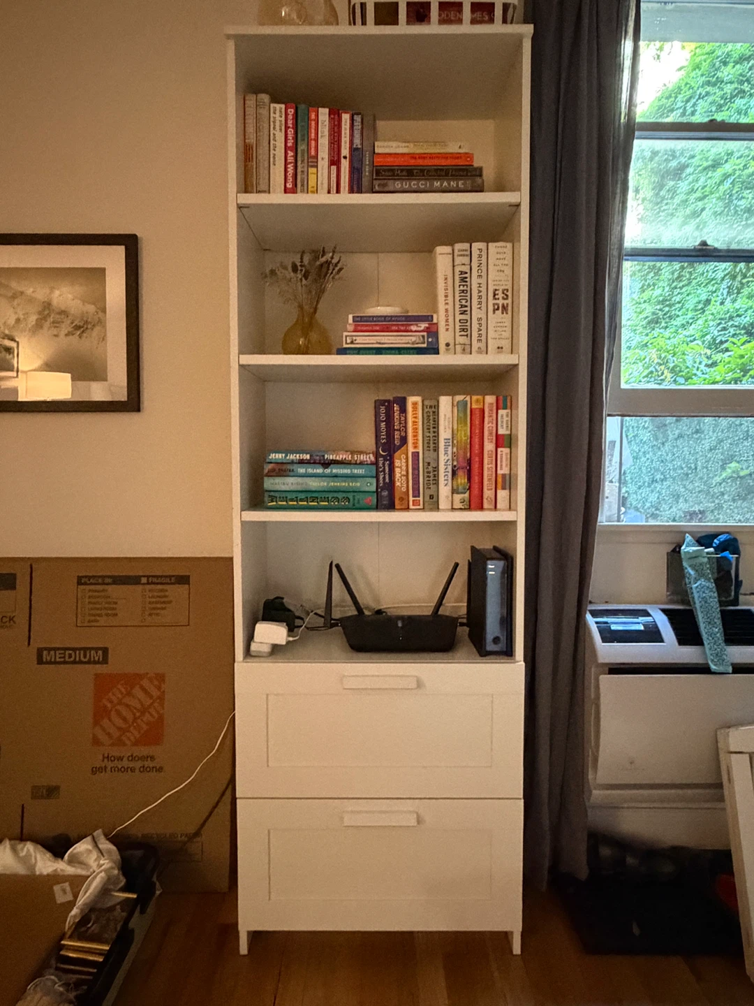 IKEA BRIMNES Bookcase with 2 Drawers - photo 4