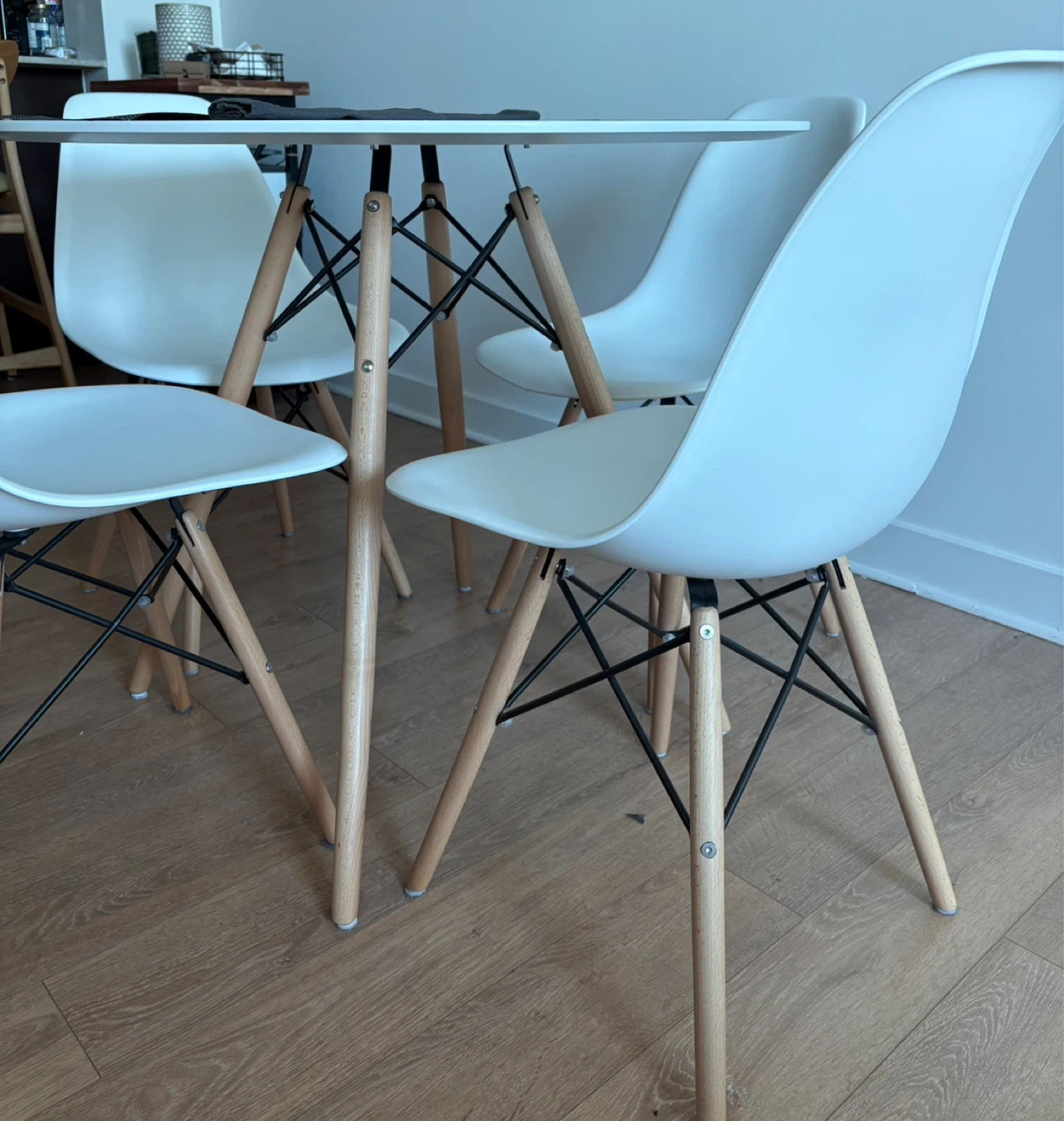 Structube Eiffel Dining Table and Chairs - photo 2