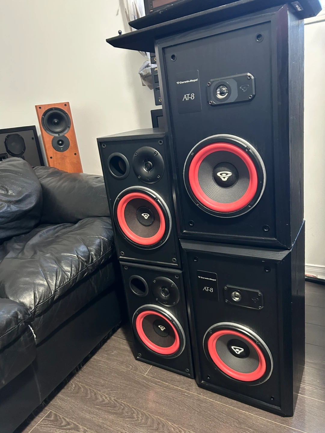 $280 for both Cerwin-Vega AT-8 Speakers - photo 2