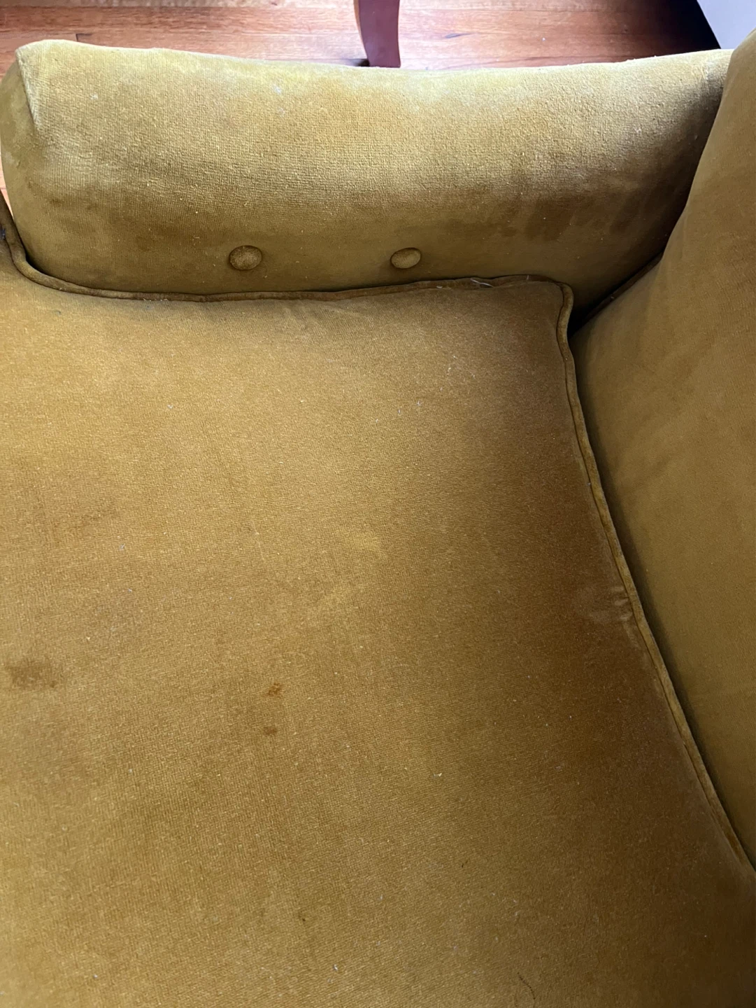Vintage rocking chair Velour Armchair - photo 5