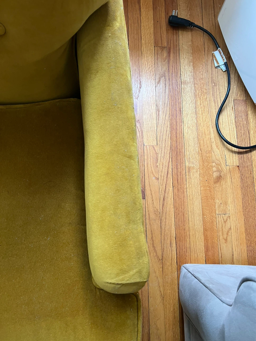 Vintage rocking chair Velour Armchair - photo 3