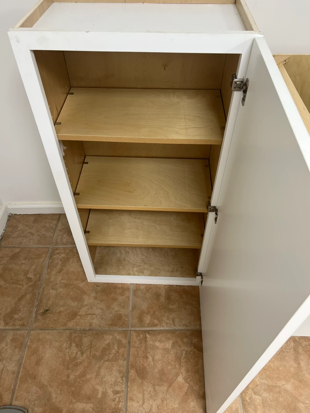 Cubic White Kitchen Cabinet Base and Tall Unit - photo 2