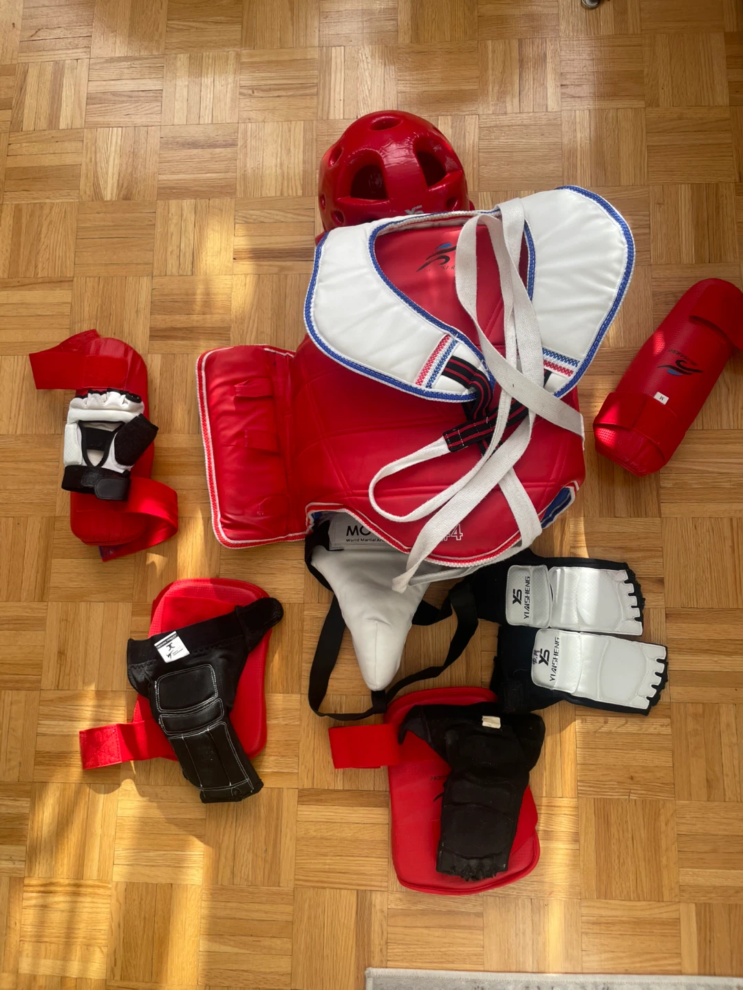 Taekwondo Protective Gear Set – Youth (Ages 9–12)