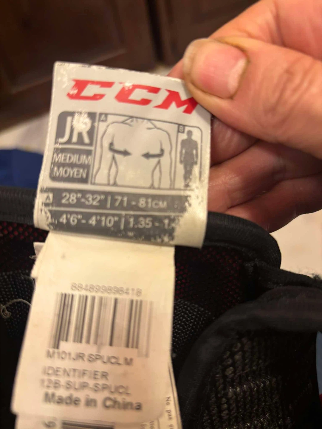 CCM JR Hockey Chest Protector Medium