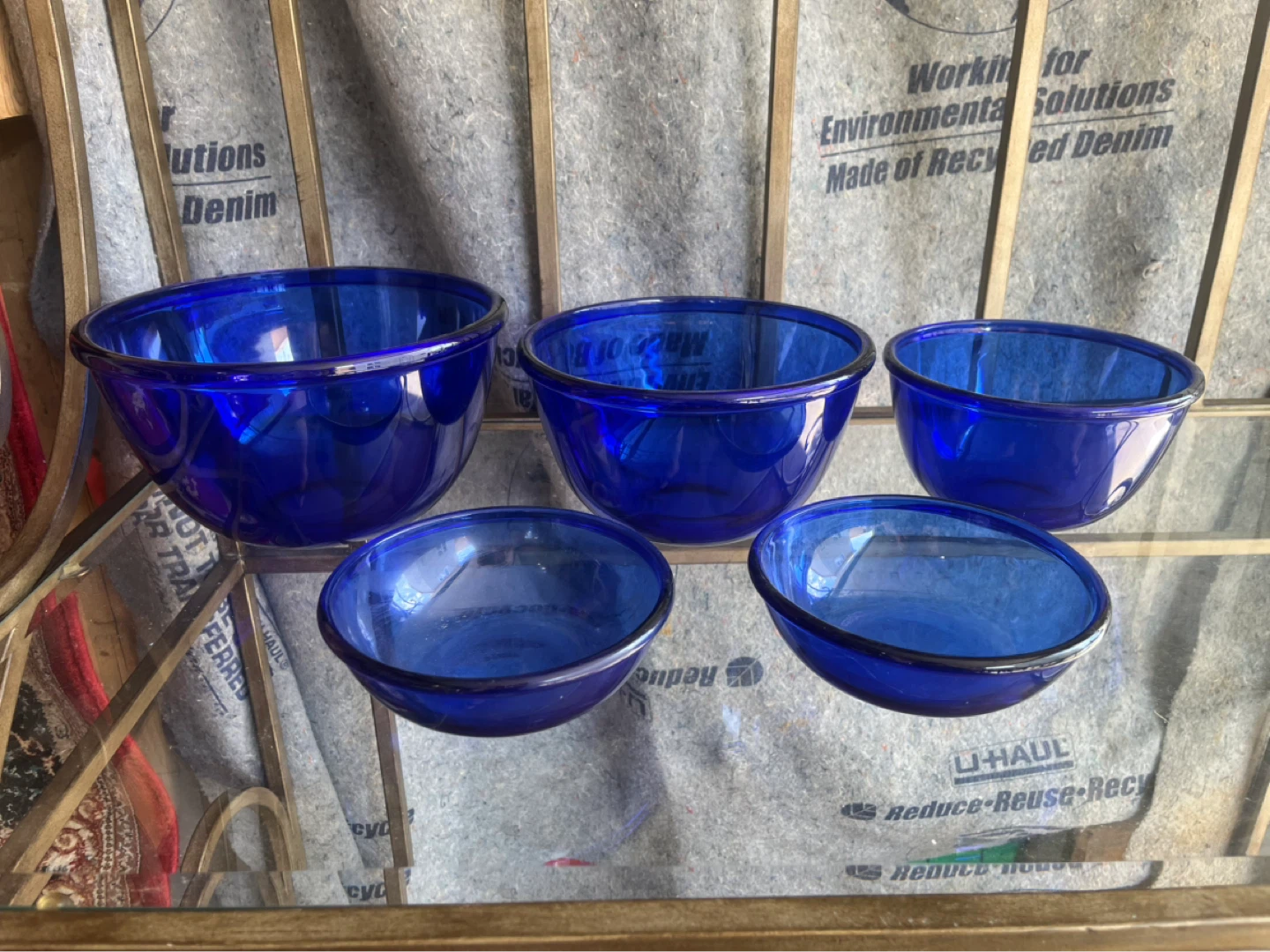 5 Matching Glass Bowls - photo 4