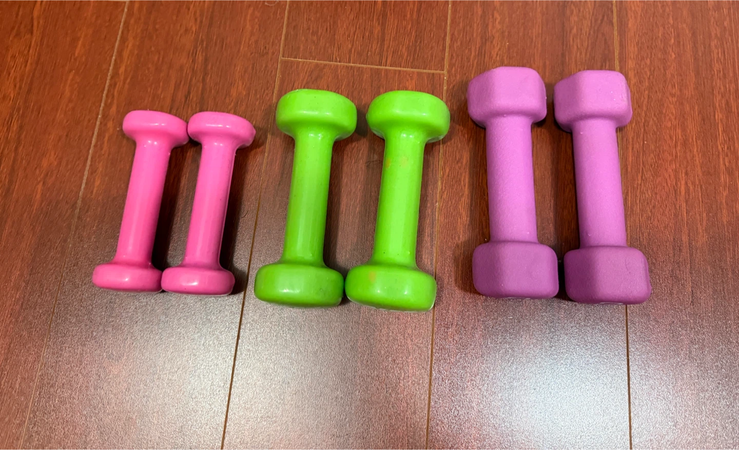 Set of Alex Dumbbells (1lb, 2lb, 2lb) - photo 3