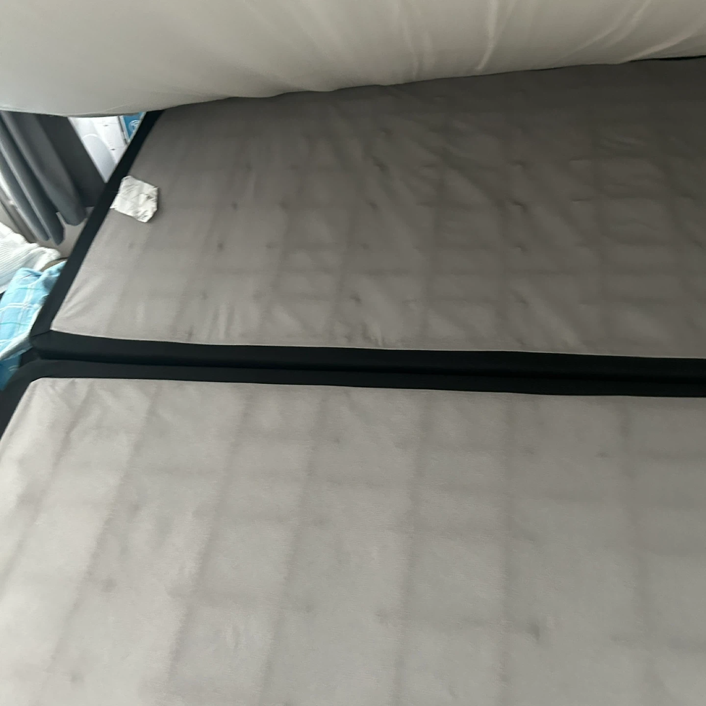 King size bed with mattress and frame - photo 4