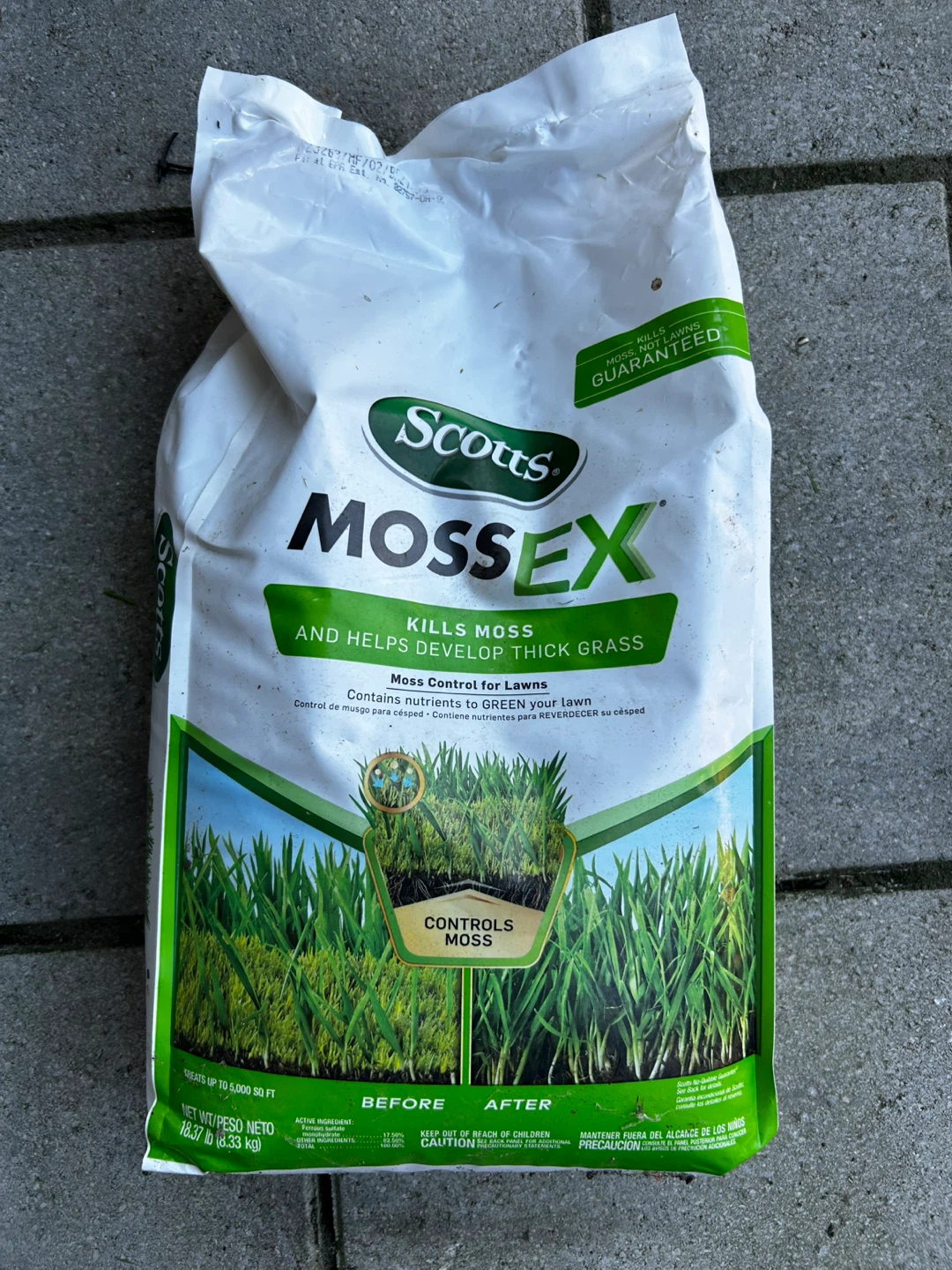Scotts MossEx Lawn Moss Control - 18.37 lb