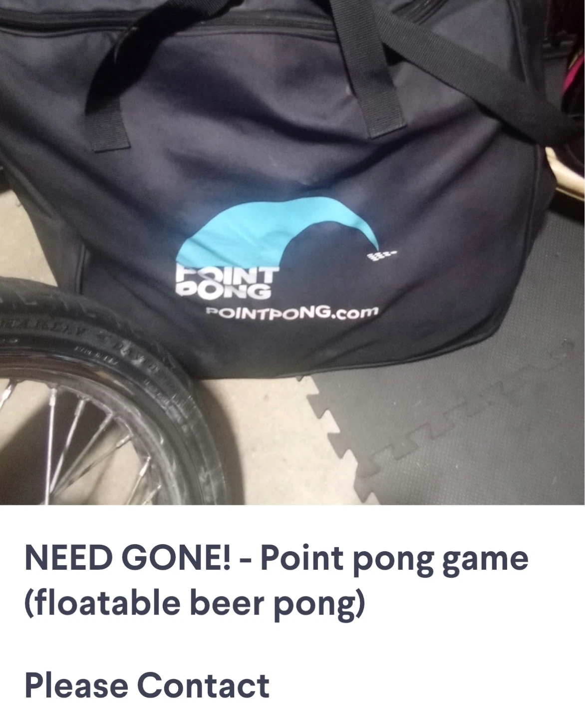 Need Gone - summer fun game cup pong (floatable)