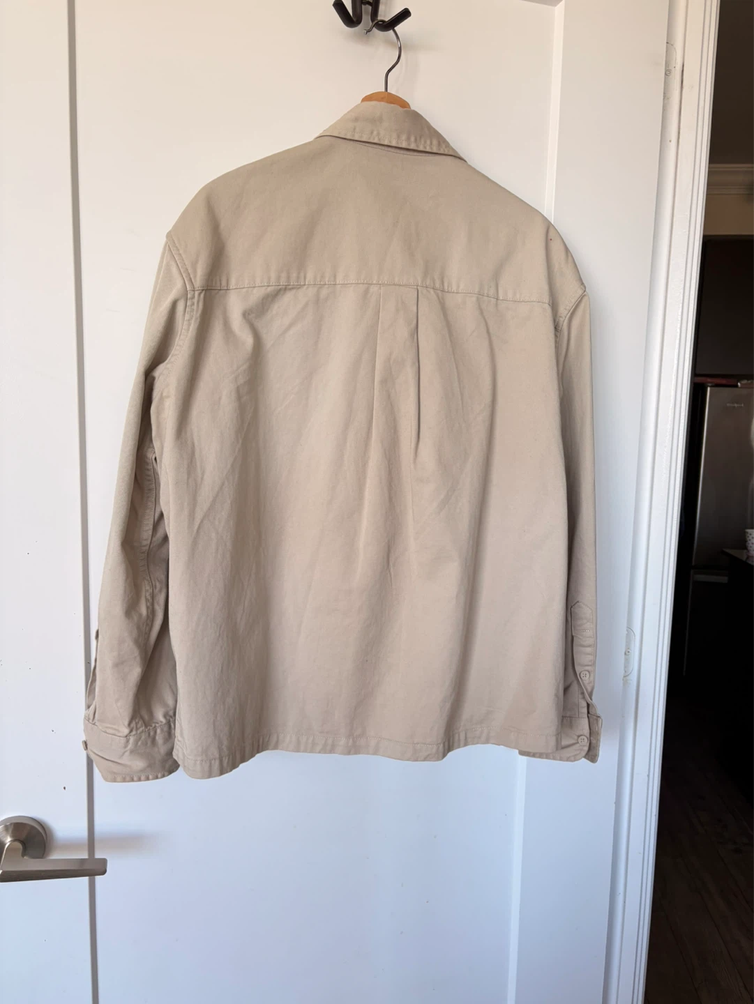 Zara Tan Button-Up Shirt - photo 3