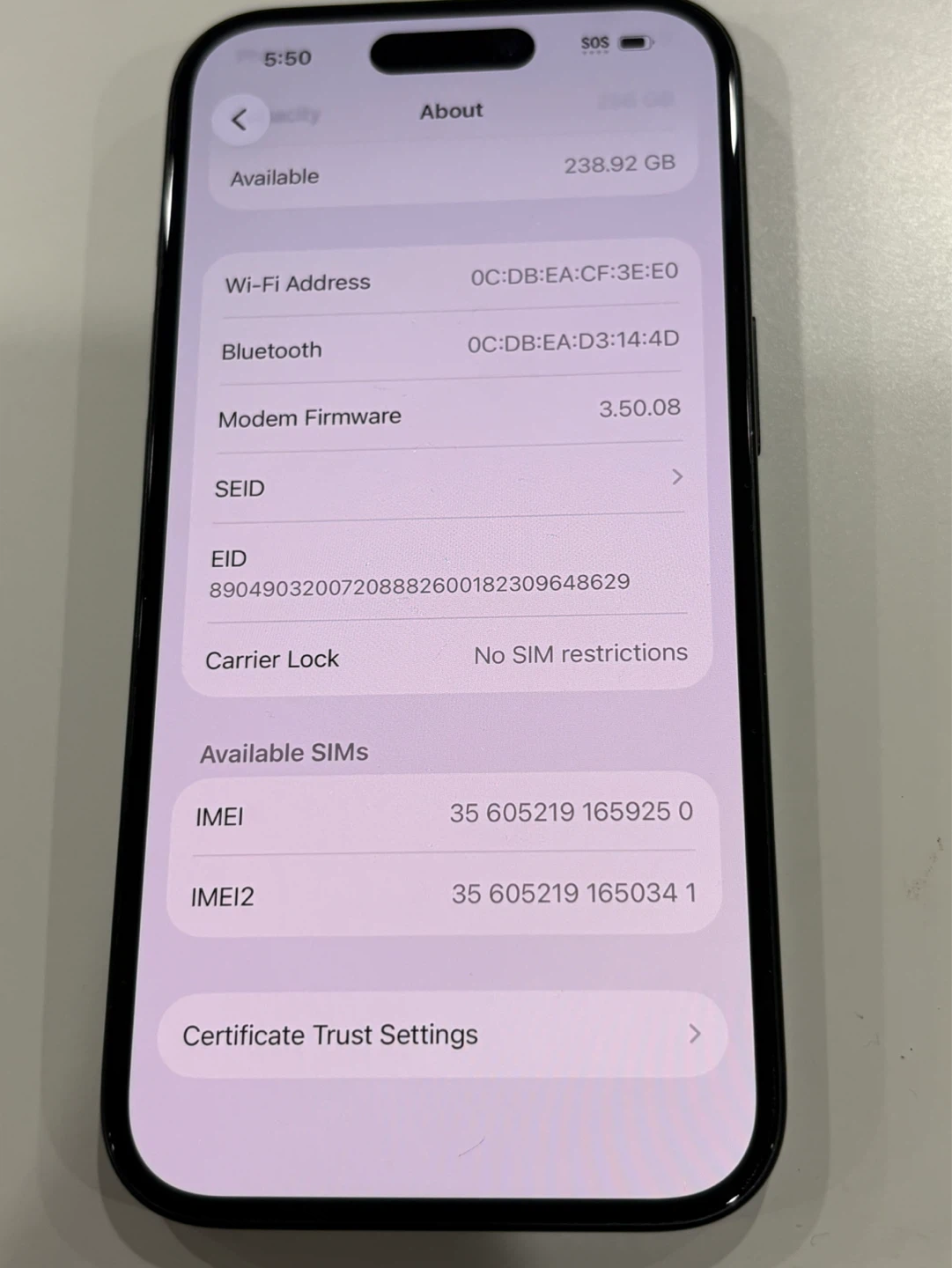 iPhone 15 256GB Black Unlocked — 256GB Storage| Fully Functional - photo 4