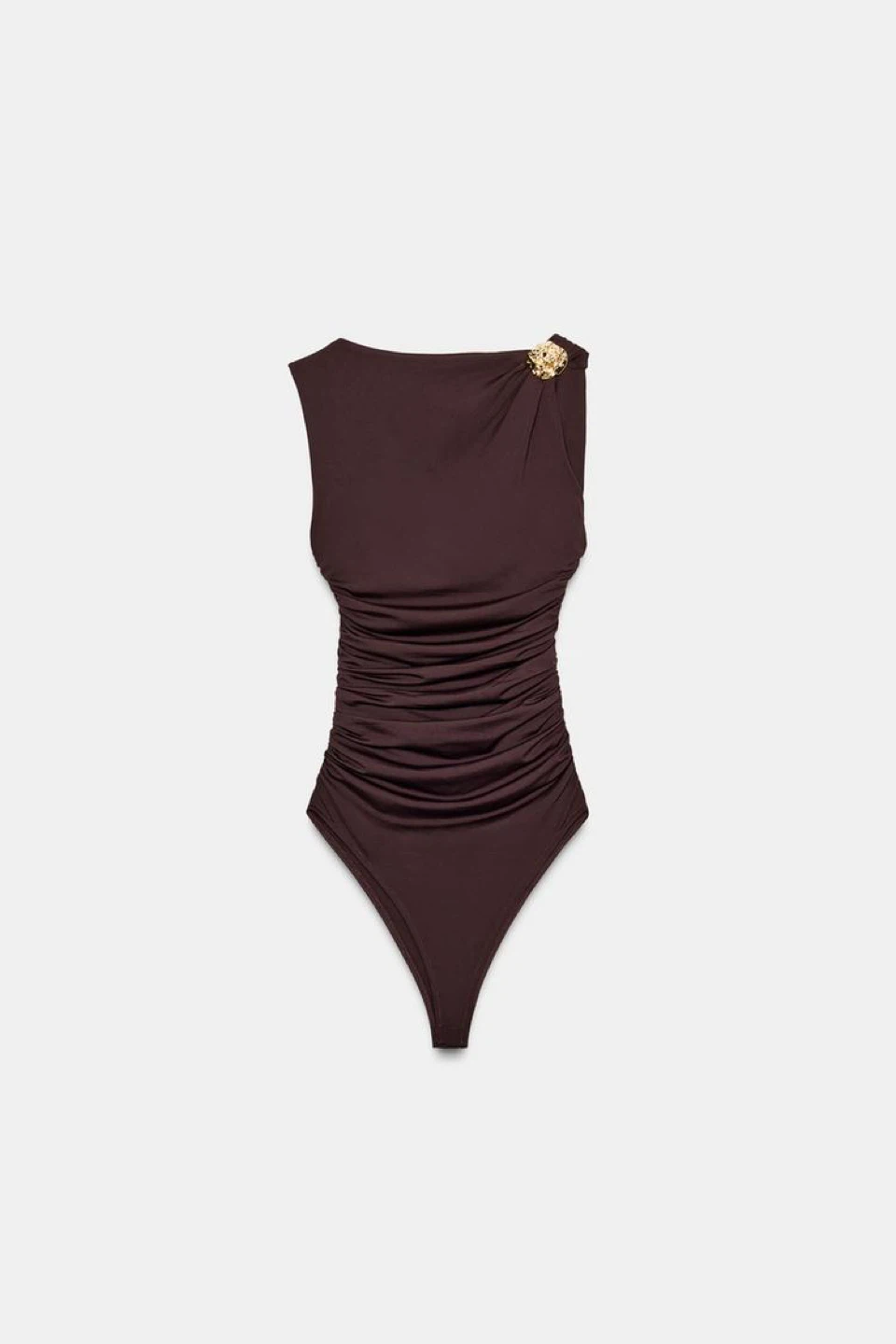 Zara NWT One-Shoulder Bodysuit size M - photo 2
