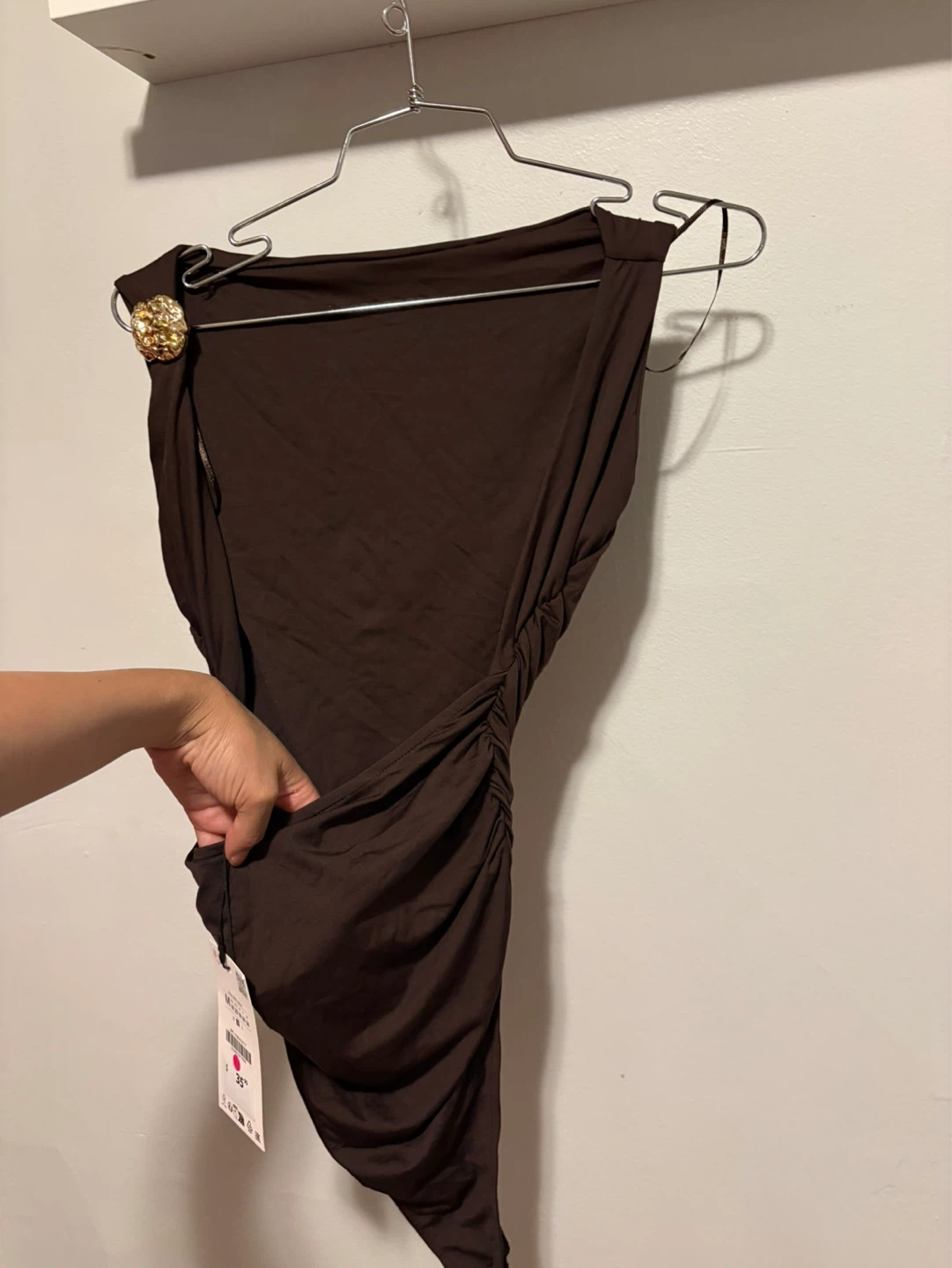 Zara NWT One-Shoulder Bodysuit size M - photo 4