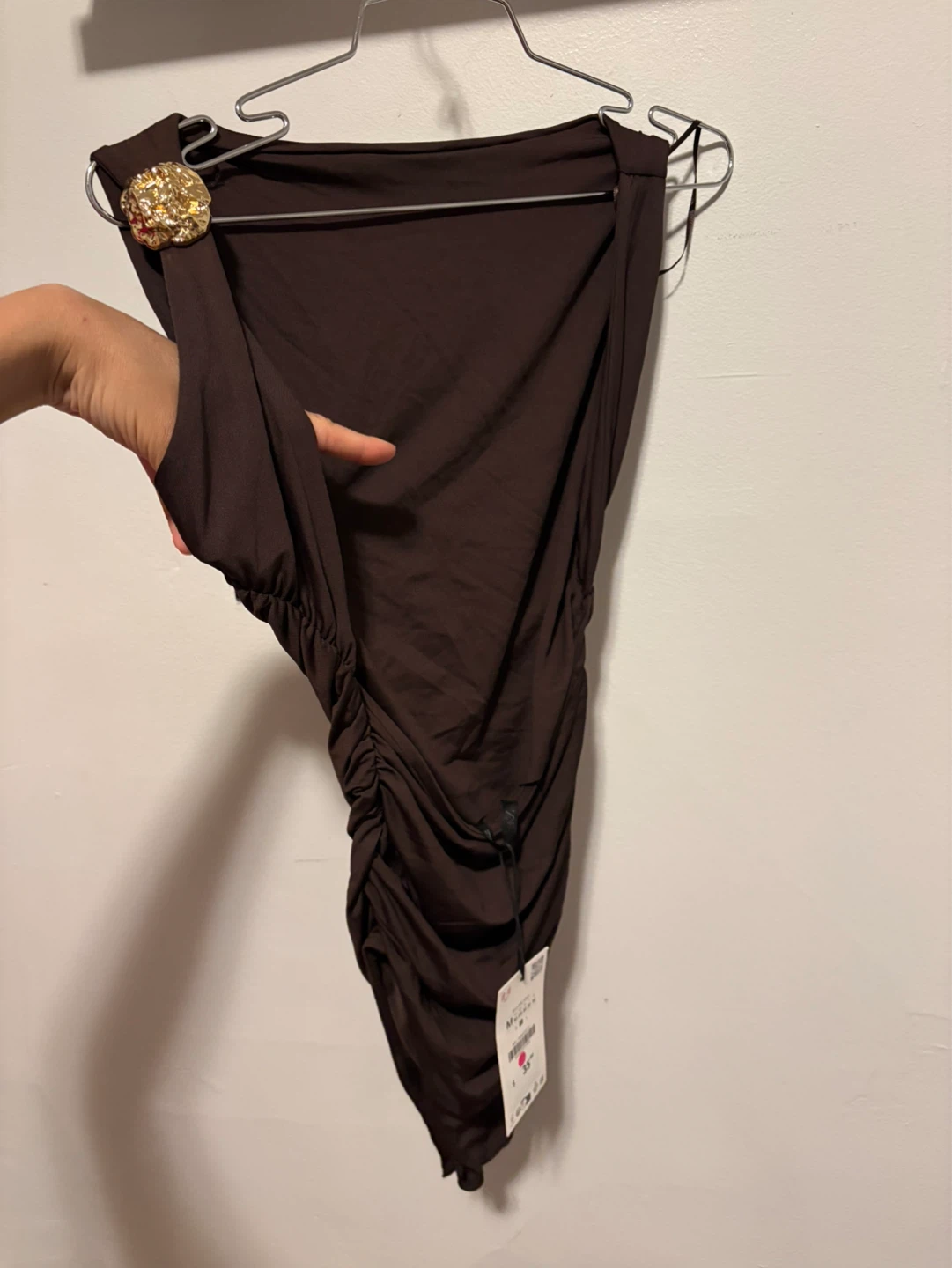 Zara NWT One-Shoulder Bodysuit size M - photo 5