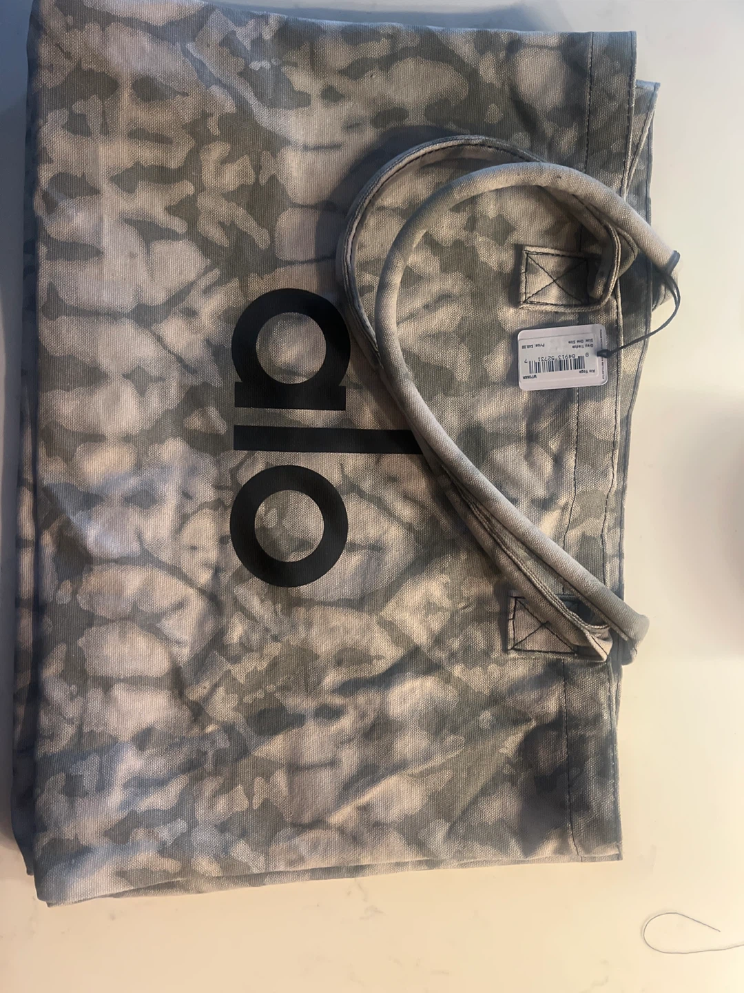 Alo Yoga Grey Tie Dye Tote Bag One Size - photo 2