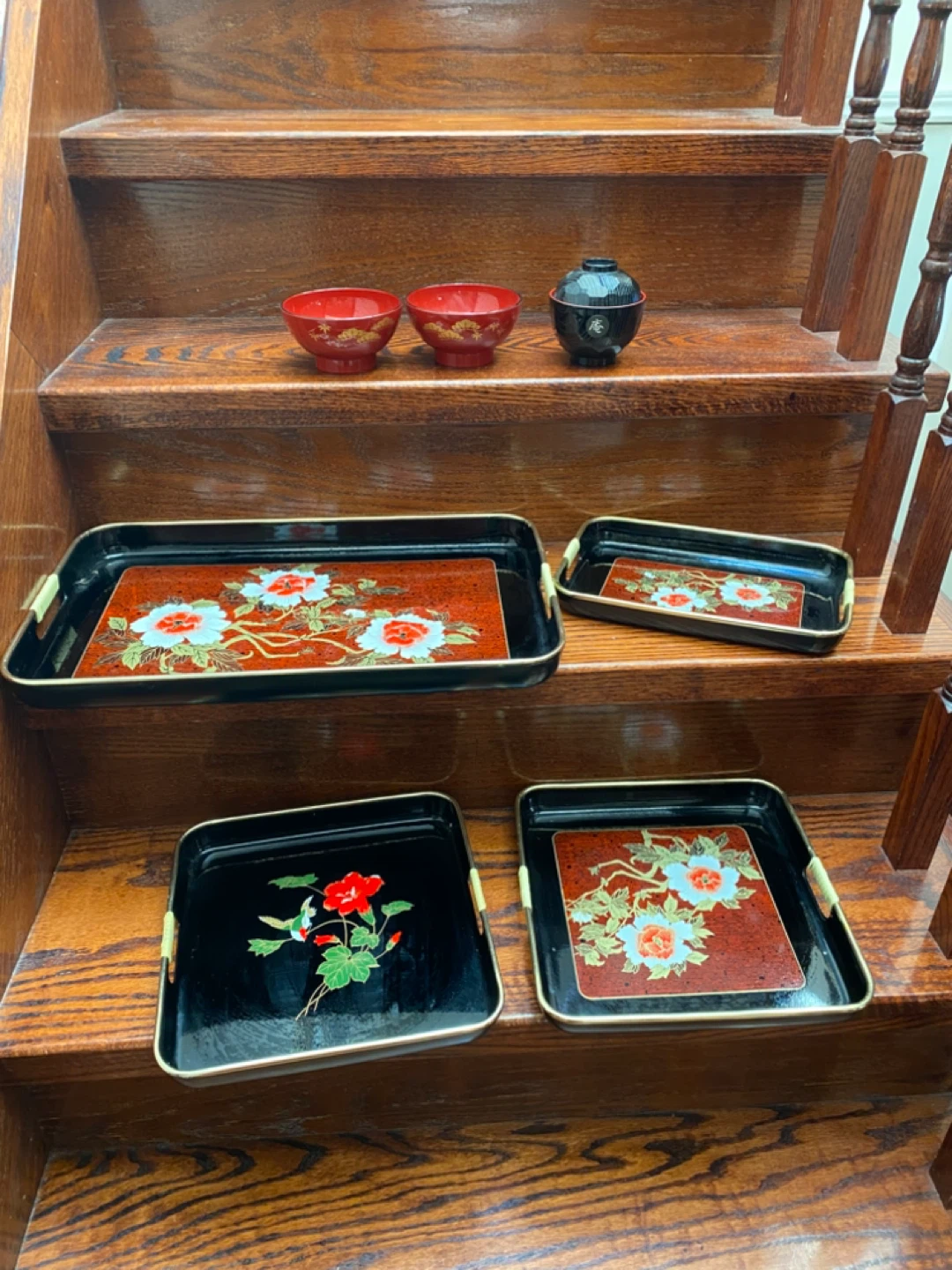 Decorative Tray Set with Bowls