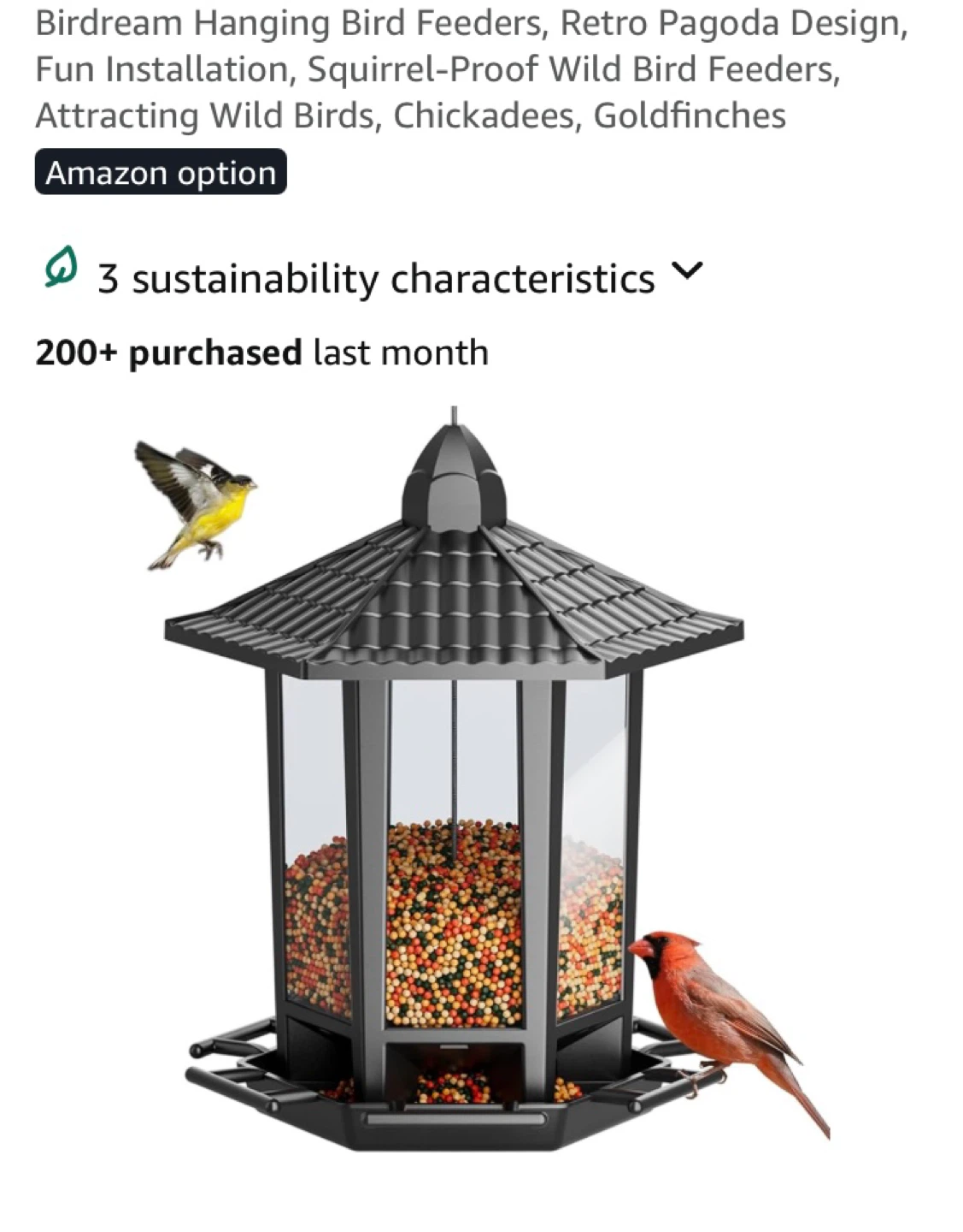 Birdream Hanging Bird Feeder - photo 3