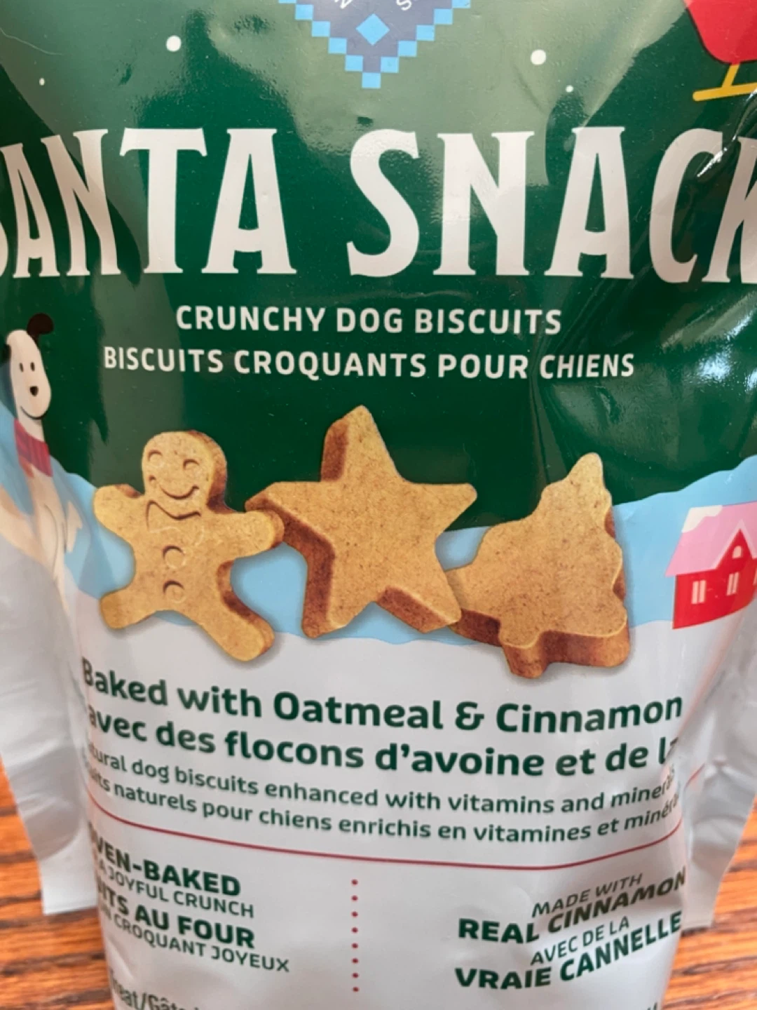 Blue Buffalo Santa Snacks Crunchy Dog Biscuits - photo 2