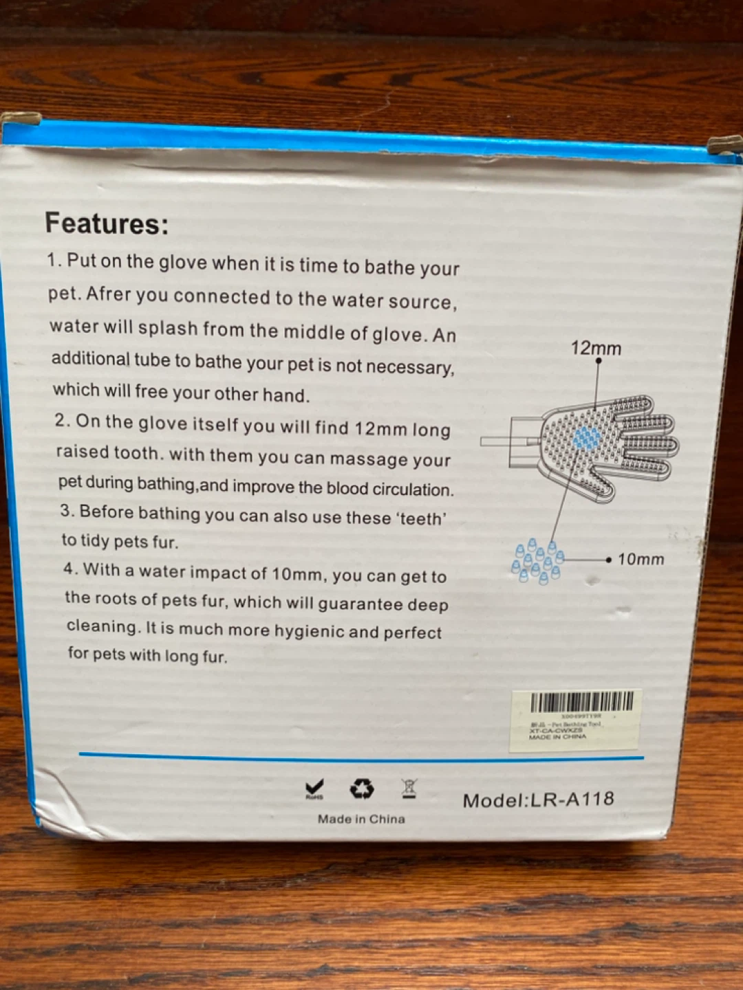 Pet Bathing Massaging Glove - photo 5
