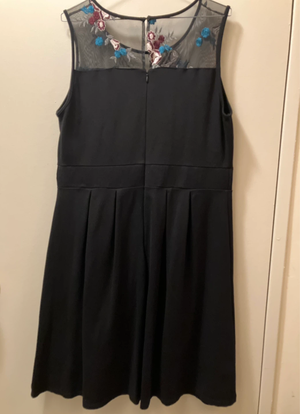 Ricki's Black Embroidered Mesh Neckline Dress - photo 2