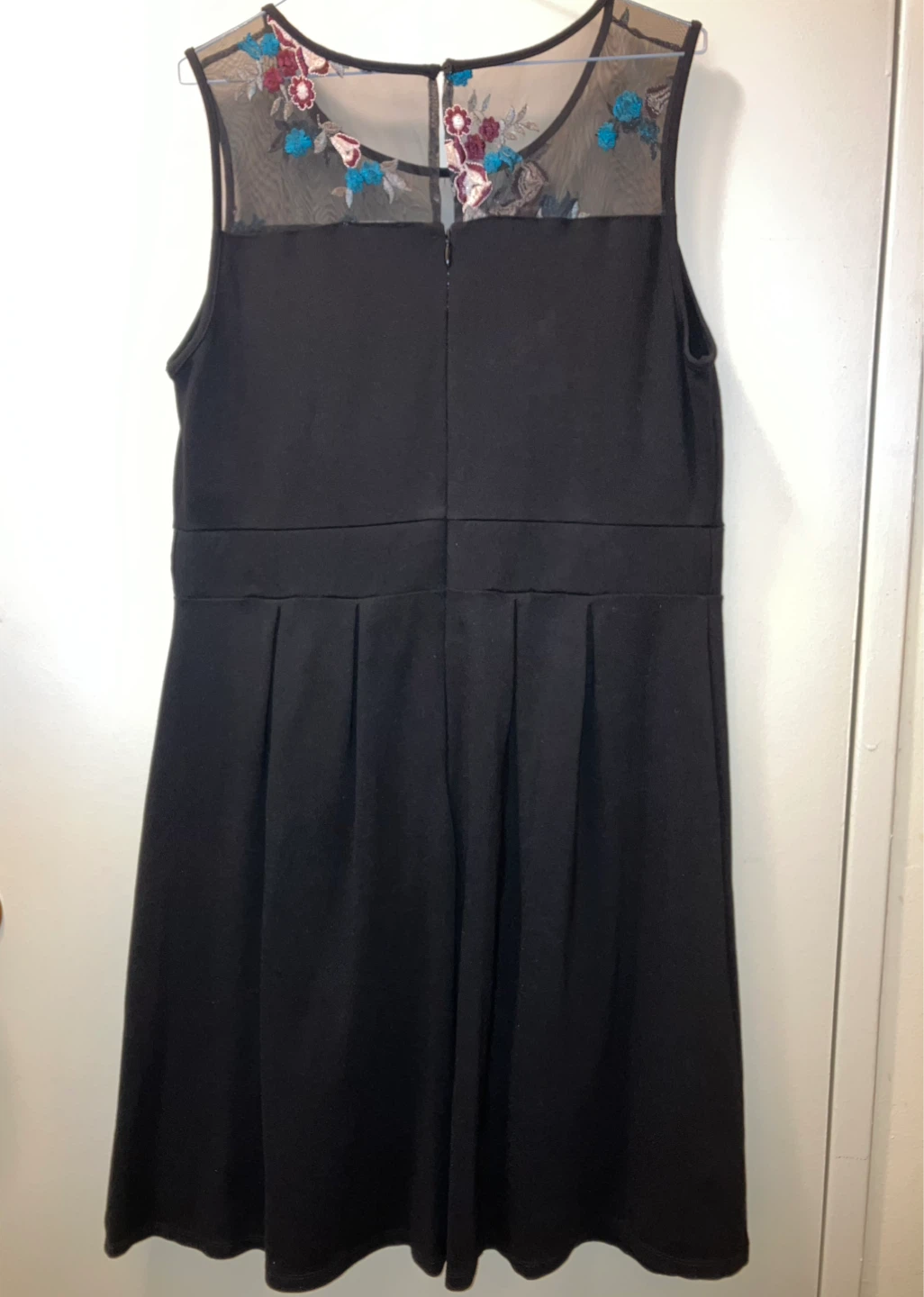 Ricki's Black Embroidered Mesh Neckline Dress - photo 3