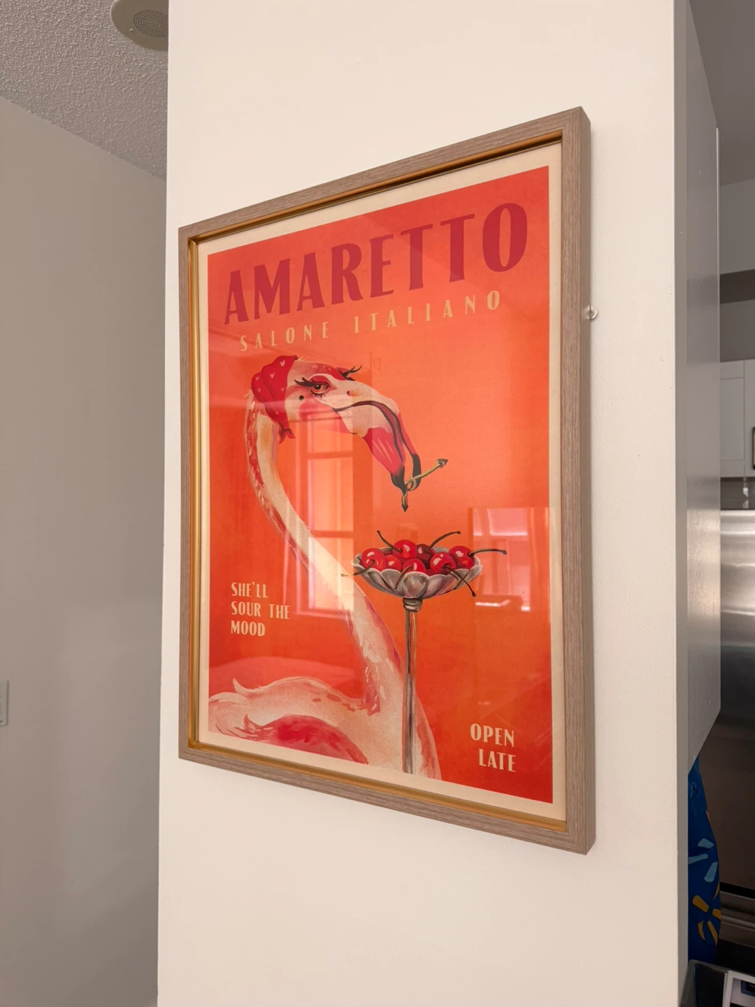 Amaretto Salone Italiano Framed Print