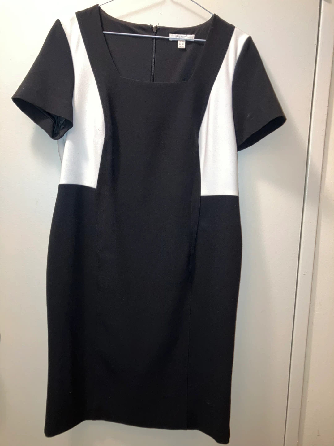 Black and White Sheath Dress