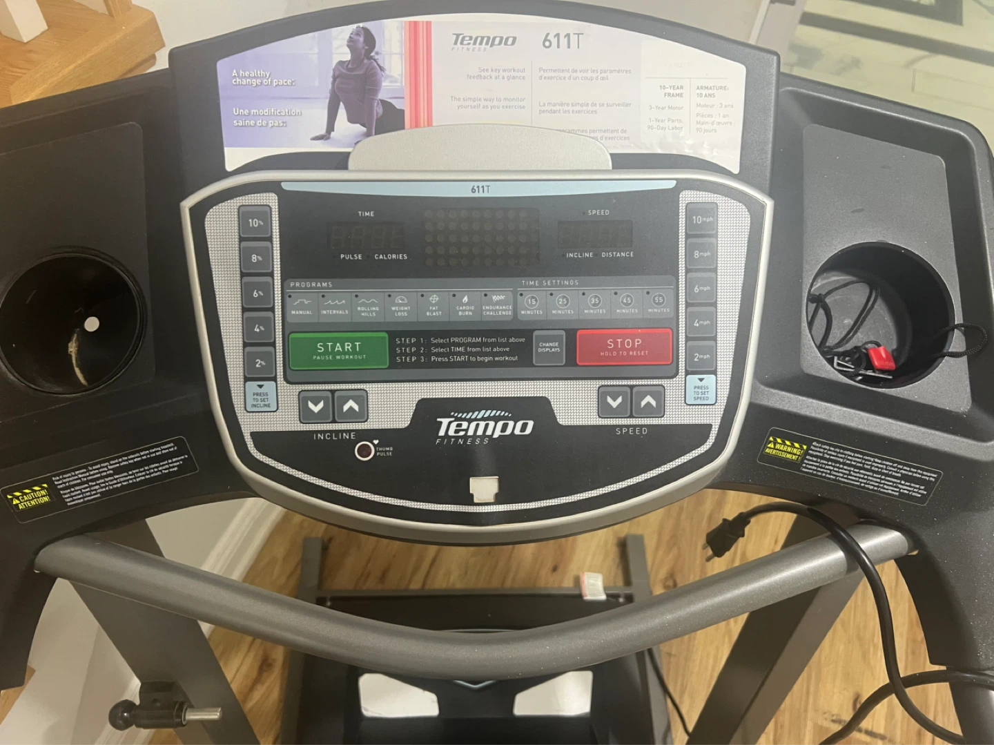 Tempo Fitness 611T Treadmill